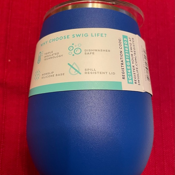 Swig Life Blue Insulated Tumbler - Picture 3 of 5